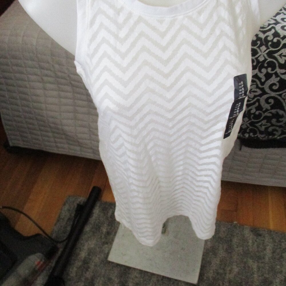 new with tas gap small white top or beach cover up